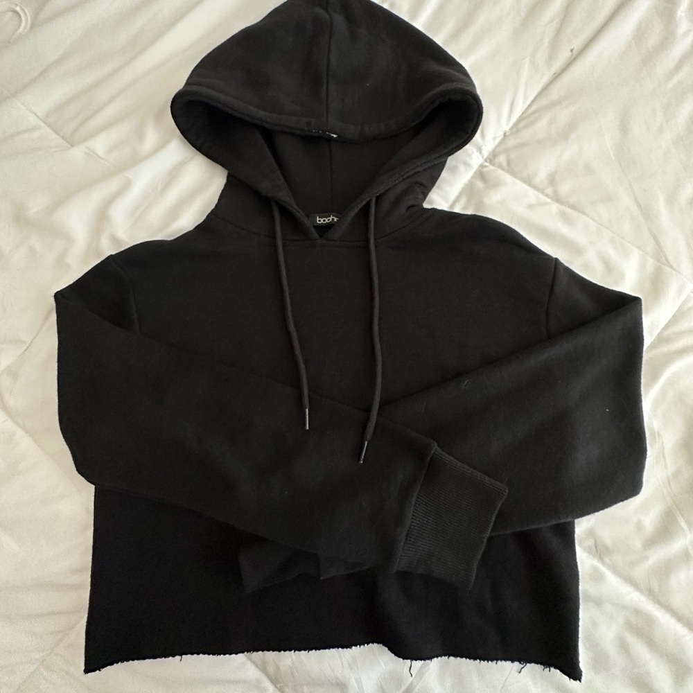 cropped hoodie